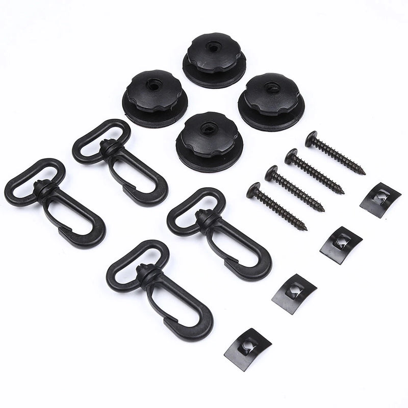 Car SUV Rear Cargo Trunk Storage Organizer Net plus mounting KIT