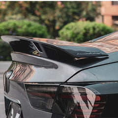 For Hond Accord 10th 2018-2022 Dark Grey YOFER Style Rear Spoiler Wing Lip Flap