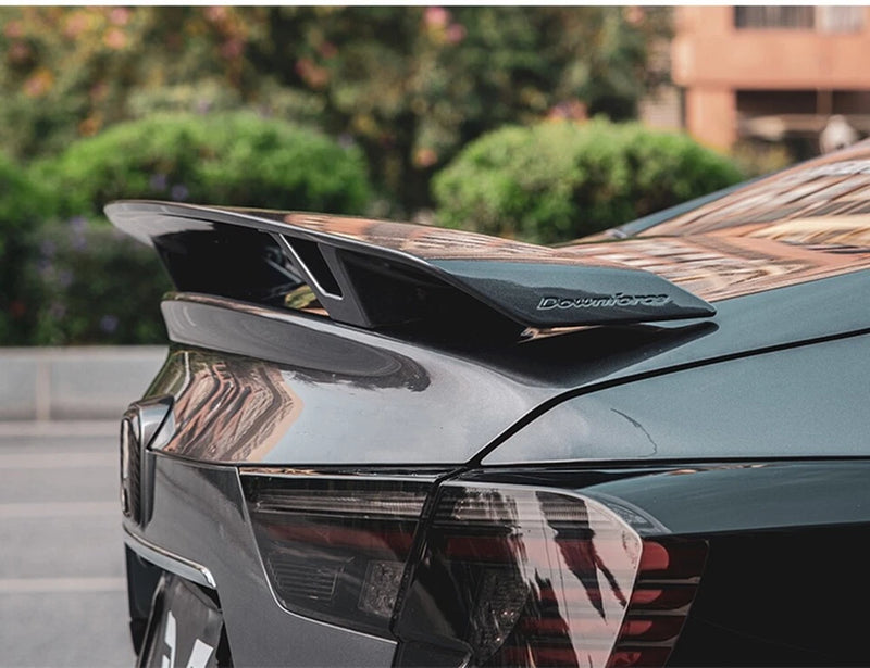 For Hond Accord 10th 2018-2022 Dark Grey YOFER Style Rear Spoiler Wing Lip Flap