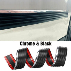 Car Side Skirt Anti-Collision Strip Soft Waterproof Self Adhesive Body Moulding Trim Universal Fit for Cars Trucks SUVs Easy