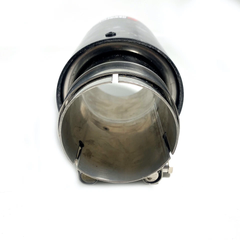 Universal Akra Style Black Forged Carbon Exhaust Tip
