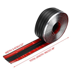 Car Side Skirt Anti-Collision Strip Soft Waterproof Self Adhesive Body Moulding Trim Universal Fit for Cars Trucks SUVs Easy