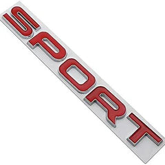 1 Pc Universal Metal Car Style Sport Letters Logo Emblem Car Rear Trunk Sticker