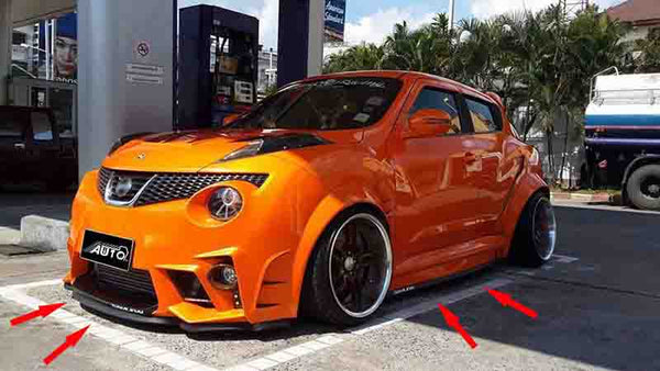 SAMURAI BLUE CARBON FIBER Look Car Body Kit Bumper Lip Side Skirt Rubber Edge Decorative Protector Trim
