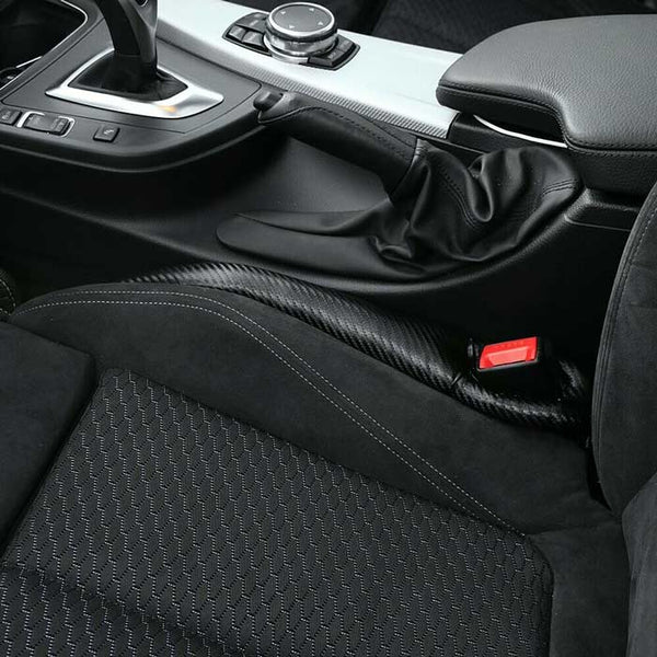 2pcs RALLI Carbon Fiber Car Seat Gap Leak-Proof Plug