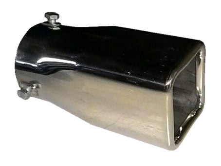 Car Square 2.5 Inch Silencer Show Pipe Size(Medium)
