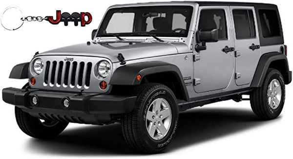 Silver Black JEEP 3D Logo Emblem Metal Keychain For Bikes And Cars