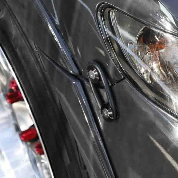 Silver Finish JDM Quick Release Fasteners For Car Bumpers Trunk Fender Hatch Lids Kit.