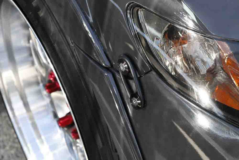 Silver Finish JDM Quick Release Fasteners For Car Bumpers Trunk Fender Hatch Lids Kit.