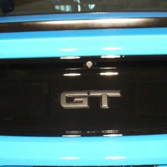 Silver Metal GT Auto Rear Tailgate Badge Emblem Fender Trunk Lid Self Adhesive Sticker For Car