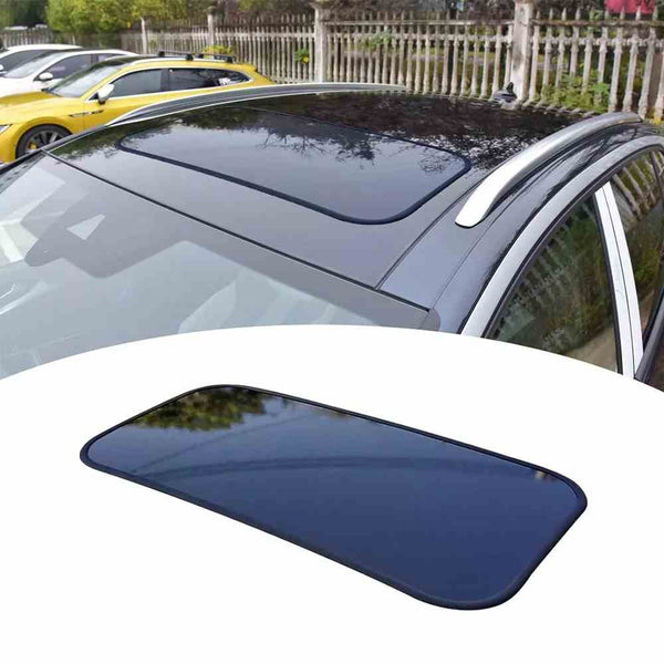 Simulation Fake Sunroof Sticker Cover Black Vinyl Film Car Accessories Universal