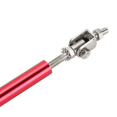 2pcs 20cm Red Extra LARGE Adjustable Universal Front Rear Bumper Lip Splitter Strut Brace Rod Support Bar