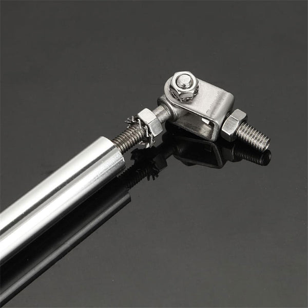 2pcs Purple MEDIUM Adjustable Universal Front Rear Bumper Lip Splitter Strut Brace Rod Support Bar