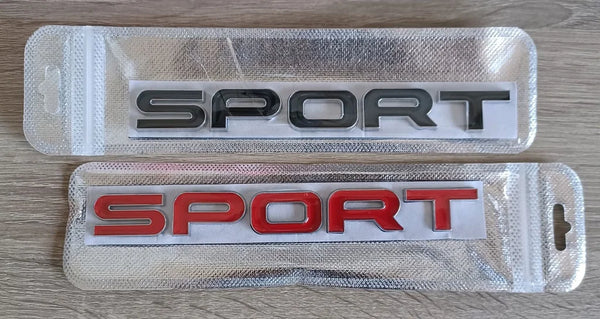1 Pc Universal Metal Car Style Sport Letters Logo Emblem Car Rear Trunk Sticker