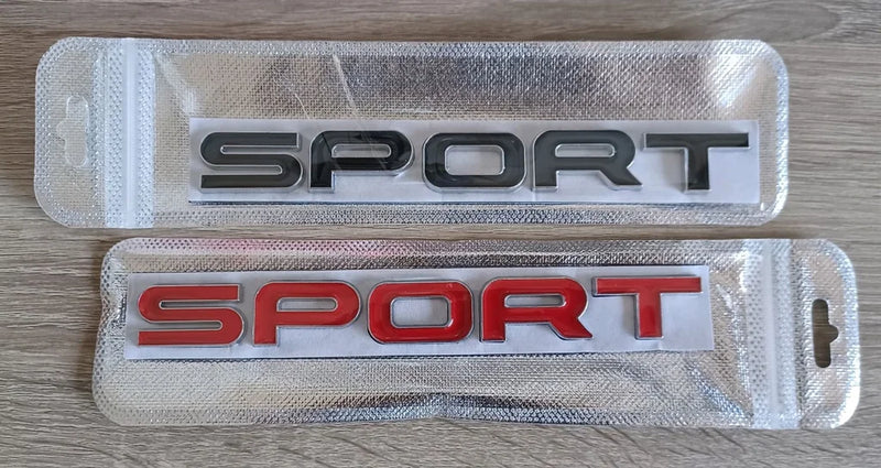1 Pc Universal Metal Car Style Sport Letters Logo Emblem Car Rear Trunk Sticker