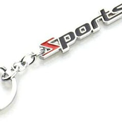 SPORTS 3D Logo Emblem Metal Keychain For Bikes And Cars