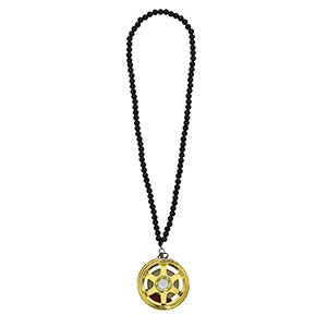 Star Gold Car Mirror Pendant Decoration Metal Wheel Hub Hanging Ornaments Auto Interior