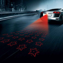 Car Universal Star Alarm Laser Fog Light Rear Anti-Collision Taillight Warning Lamp