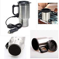 Steel Travel Outdoor Electric Mug 12 V Car Charging Electric Kettle Travel Coffee Mug Cup Heated Thermos 450 Ml