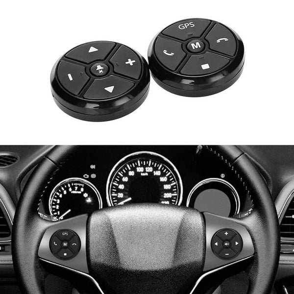 Universal Car Steering Wheel Control Key Music Wireless DVD GPS Navigation Radio Remote Control Buttons