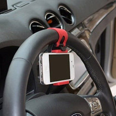 Car Steering Wheel Mobile Phone Cradle Holder iPhone 5 5C 5S,4,Samsung S5,S3
