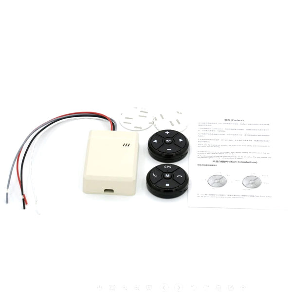 Universal Car Steering Wheel Control Key Music Wireless DVD GPS Navigation Radio Remote Control Buttons