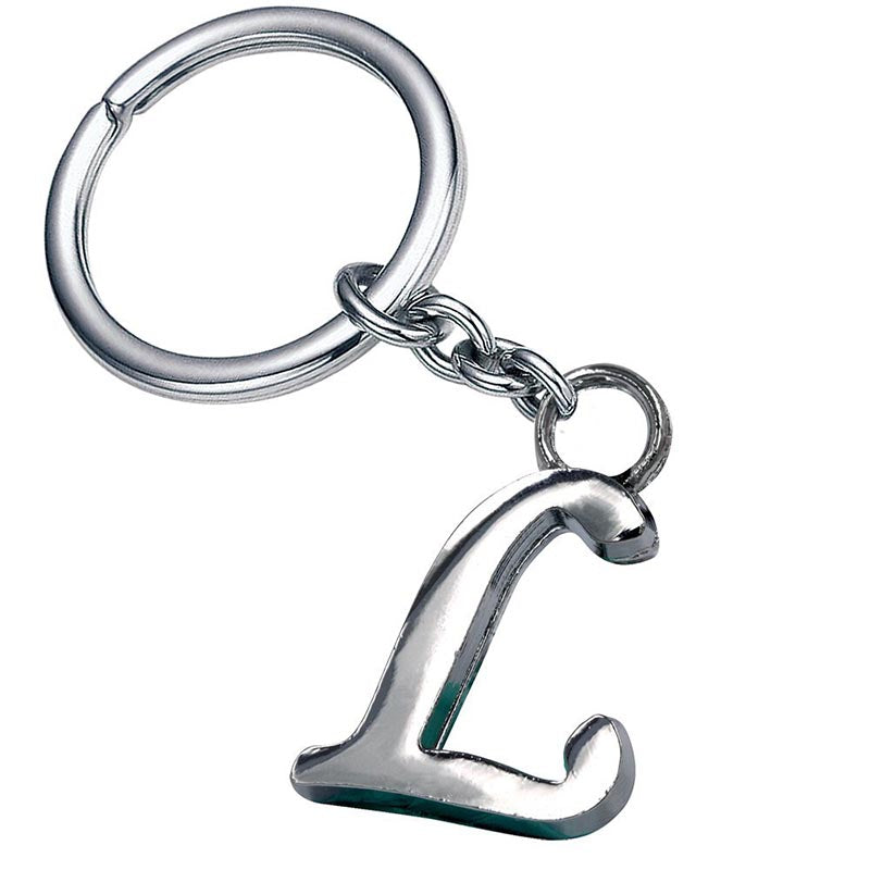Buy Stylish Letter L Simple Alphabet Key Ring Keychain For Car – Autotrends