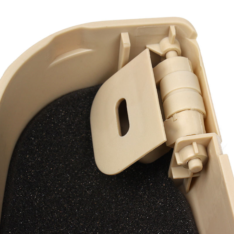 Car Front Driver Side Sunglasses Storage Box / Eyeglass Case (Beige Color)