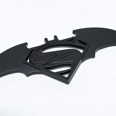 Car 3D BATMAN SUPERMAN GOLD Logo Aluminium Alloy Metal Emblem Badge Sticker Decal New