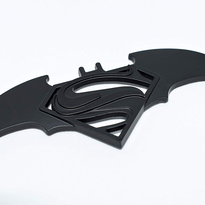 Car 3D BATMAN SUPERMAN GOLD Logo Aluminium Alloy Metal Emblem Badge Sticker Decal New