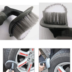 T-type Car Truck Motorcycle Wheel Tire Rim Hub Wash Brush Clean Cleaning Tool