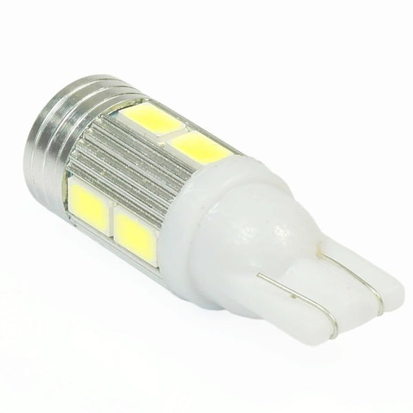 1pc T10 10SMD LED White 194 W5W DC12V 5W 5630 CAR Side Marker Lights Bulb With CANBUS NO Error