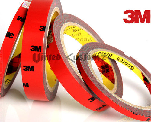 3M Automotive Double Side Attachment Tape Size : 12mm X 4mtrs