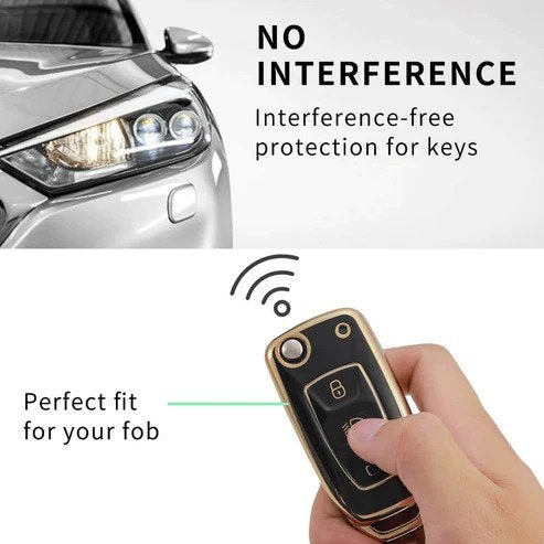 Tata TPU Flip Key Cover Compatible For Zest, Bolt, Tigor, Tiago, Zica, Safari Storme, Hexa, Nexon, Harrier