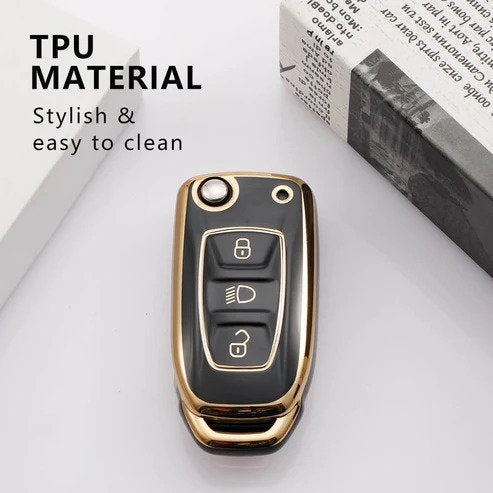 Tata TPU Flip Key Cover Compatible For Zest, Bolt, Tigor, Tiago, Zica, Safari Storme, Hexa, Nexon, Harrier