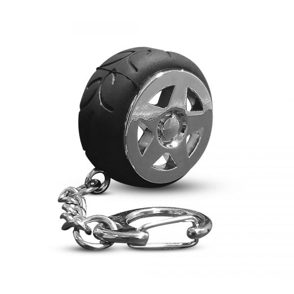 Car Creative Hot Auto Part Model Wheel Rim Tyre Keychain Keyring Key Chain Ring Keyfob
