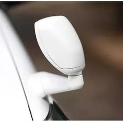 Black Toyota New Fortuner Car Bonnet Fender Side Mirror Wide Angle View