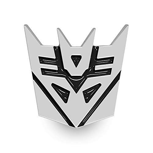 1pc Trans Decepticons Metal Logo 3D Car Hood Ornament / Decal.