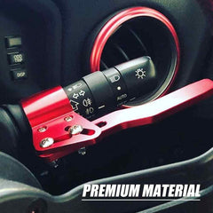 1pc Red Car Styling Adjustment Steering Wheel Turn Rod Extension Tool Signal Lever Position Up Kit