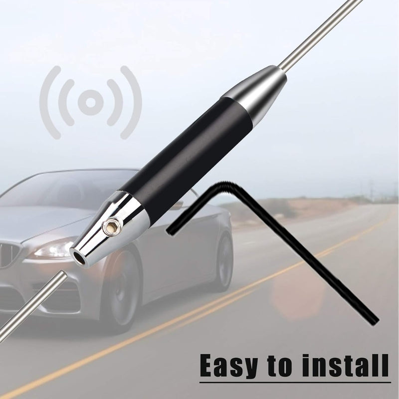UHF Mobile Car Radio Antenna 27MHz 150W 3.0dBi Mobile Antenna Length 130CM(51.1in) (1 Pack)