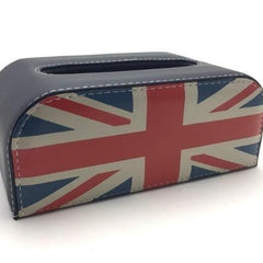 Car British Union Jack Faux Leather Tissue Boxes Holders Mini Cooper Style