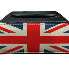 Car British Union Jack Faux Leather Tissue Boxes Holders Mini Cooper Style