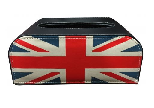 Car British Union Jack Faux Leather Tissue Boxes Holders Mini Cooper Style