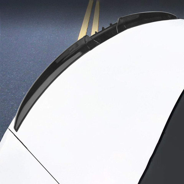 Universal 1.18-1.35M Adjustable Matt Black Car Rear Trunk Spoiler Lip Wing