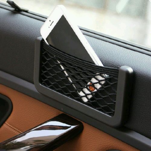 Universal Car Seat Side Back Net Storage Bag Phone Holder Pocket Organizer (Big)