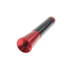 Universal Carbon BLACK Aluminum Fiber Car Auto AM/FM Radio Aerial Antenna + Screw