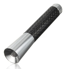 Universal Carbon Aluminum Fiber Car Auto AM/FM Radio Aerial Antenna + Screw