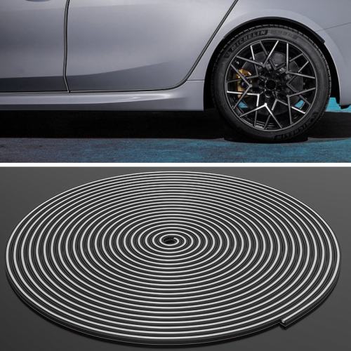 Universal Decorative Scratchproof Stickup 8m Flexible Car Wheel Hub Trim Mouldings Car Decoration Strip Wheel Strip