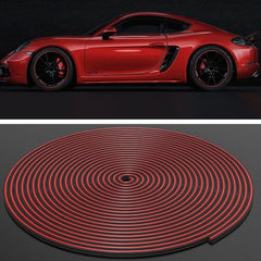 Universal Decorative Scratchproof Stickup 8m Flexible Car Wheel Hub Trim Mouldings Car Decoration Strip Wheel Strip