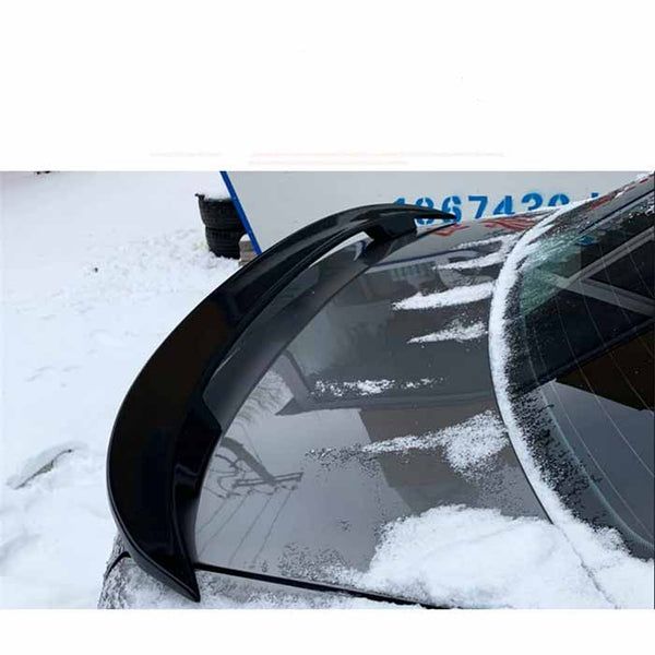 Universal Sedan Car Rear Trunk Spoiler Tail-free Wing Gloss Black w/ Adhesive US